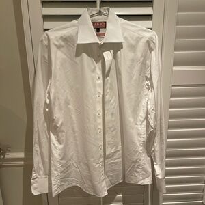 Thomas Pink Men’s White Button Down
